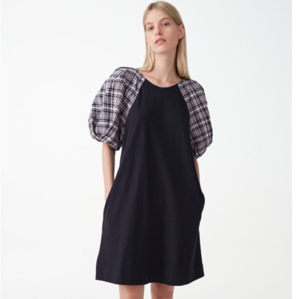 COS medium puff sleeve dress